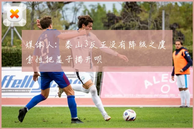 媒体人：泰山3反正没有降级之虞 索性把盖子揭开呗