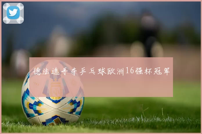 德法选手夺乒乓球欧洲16强杯冠军